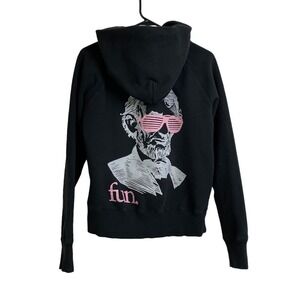 Fun. From New York Hoodie Small Black Pink Sweatshirt Band Concert Lincoln